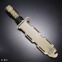 トレーニングナイフ M9 バヨネット シース付き [ ブラック ] 銃剣 ラバー プラスチック M16 鞘 ベルトループ_画像5