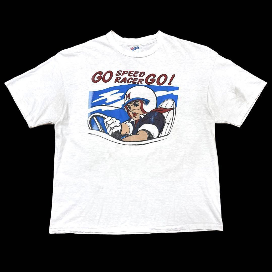 希少 XL USA製 90's SPEED RACER マッハGoGoGo Tシャツ スピードレーサー マッハゴーゴーゴー アニメ Anime 映画 ムービー Movie Vintage