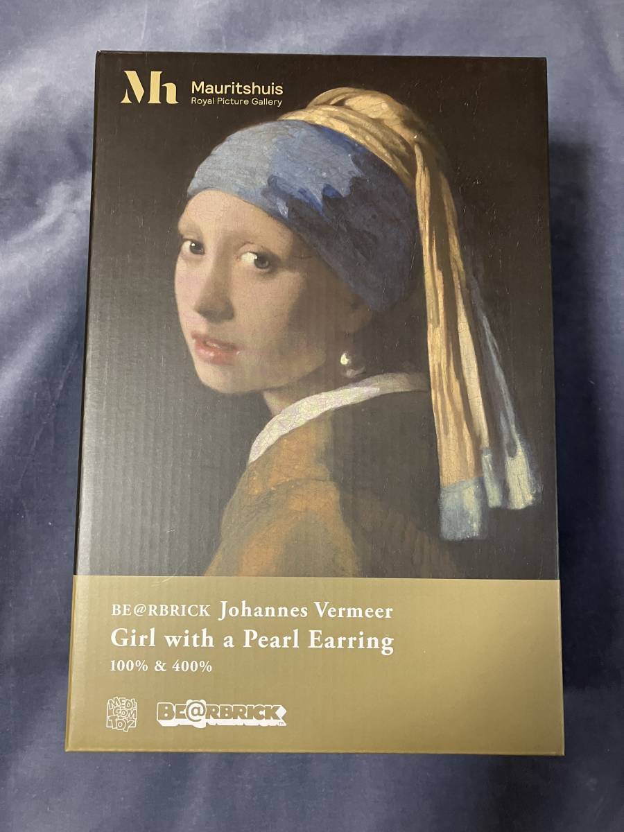 BE@RBRICK「Girl with a Pearl Earring 100％ & 400％」真珠の耳飾りの少女 Johannes Vermeer フェルメール ベアブリック メディコムトイ_画像2