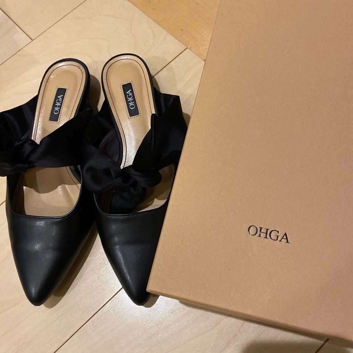 新品未使用 ohga TーANKLE リボン パンプス ベージュ Yahoo!フリマ（旧）-