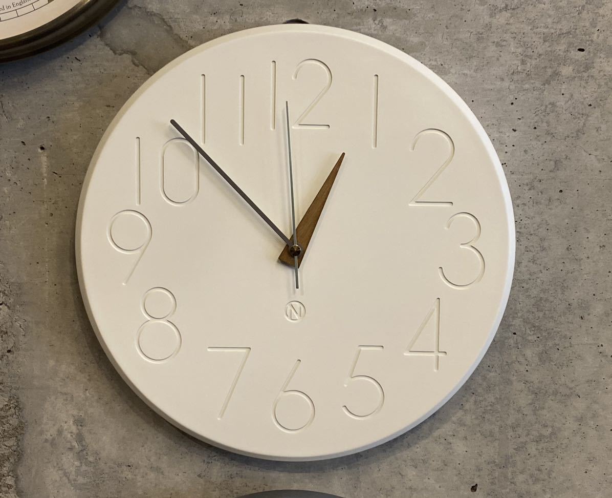 SMOOK Wall clock レジン+ウッド スウィープムーブメント(検,北欧ビンテージ,ミッドセンチュリー,イームズ,50's,60's,ジョージネルソン._画像1