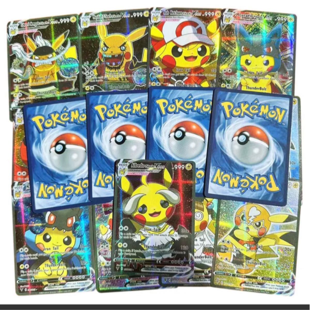 ポケモンカード 海外版 ピカチュウ コスプレ セット55枚入 ポケモンカード 海外版 ピカチュウ コスプレ セット55枚入