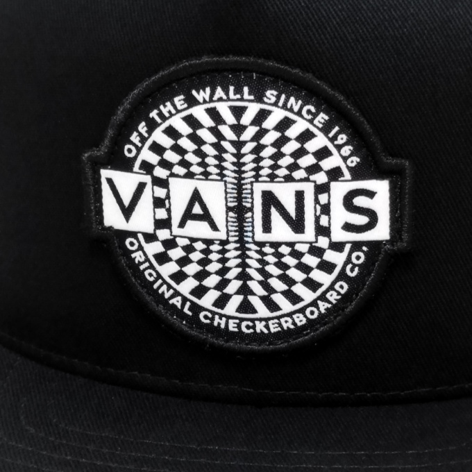 即決【新品】VANS　USバンズ　キャップ　ブラック　★ORIGINAL CHECK SNAPBACK_画像2