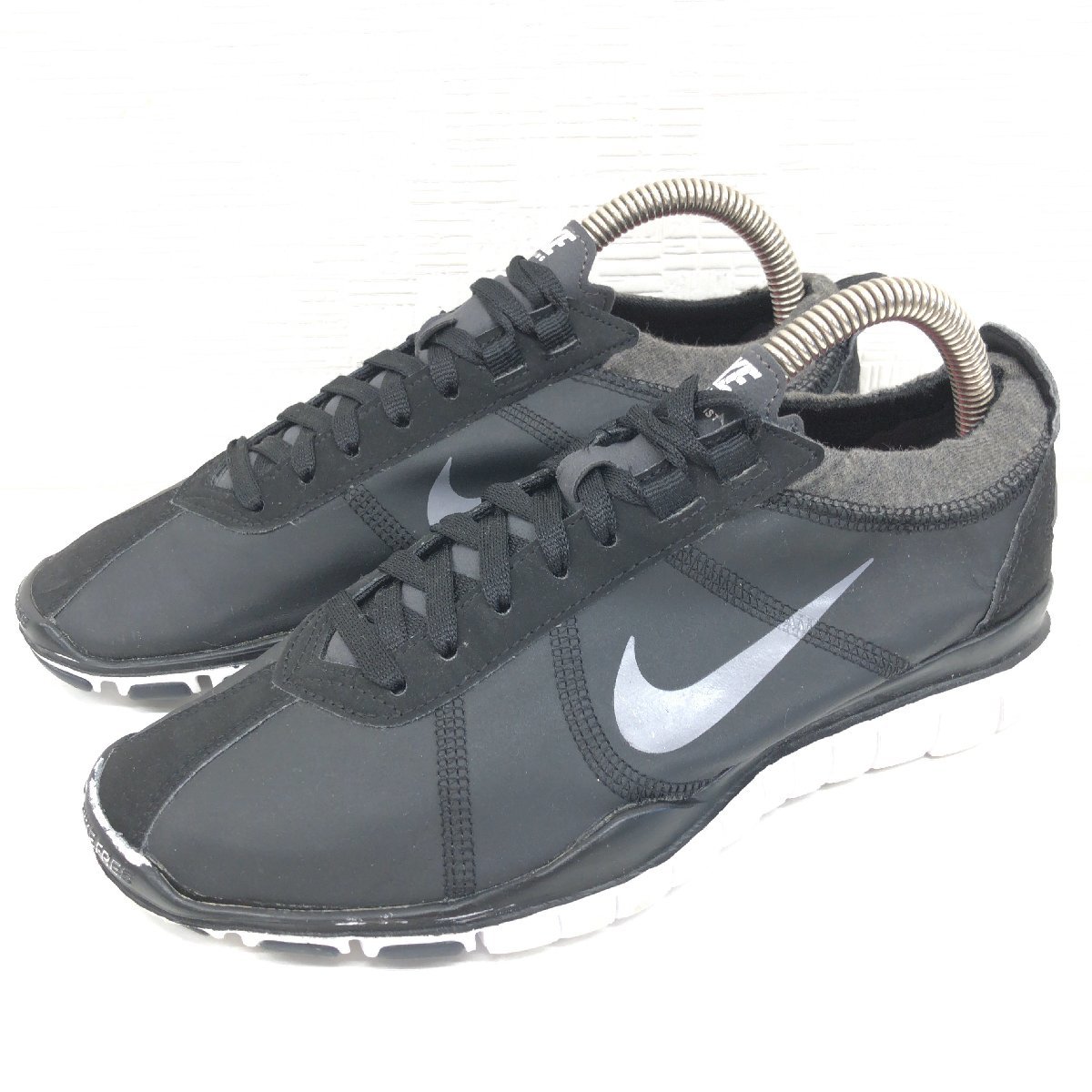 *NIKE Nike free training twist light weight running shoes 23cm black black sneakers training walking lady's 