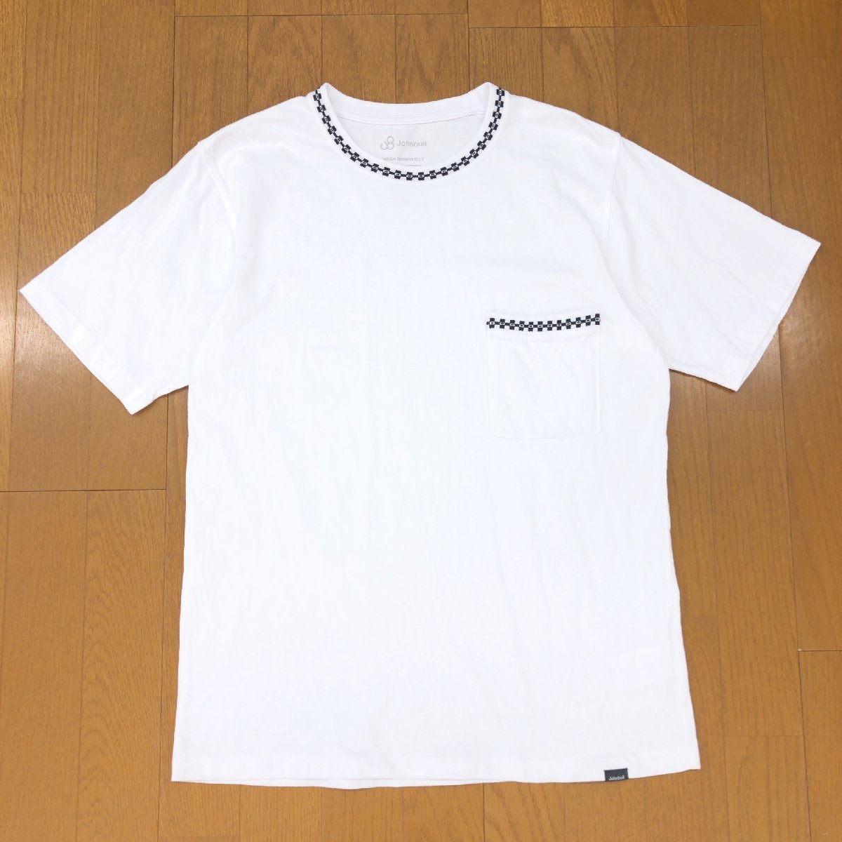 Johnbull ジョンブル ポケット Tシャツ S 白 ホワイト 半袖 ポケT 国内正規品 メンズ 紳士_画像1