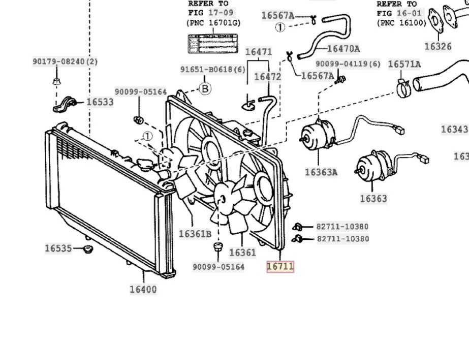 トヨタ│純正部品│ラジエーターファン シュラウド│JZS160 アリスト│2JZ-GE│160系_画像5