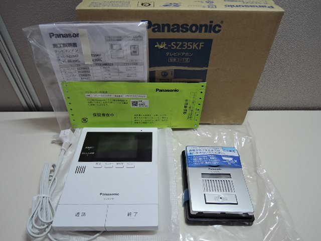 Panasonic 電源コード式 テレビドアホン VL-SZ35KF 2021年製 通電確認済/中古美品