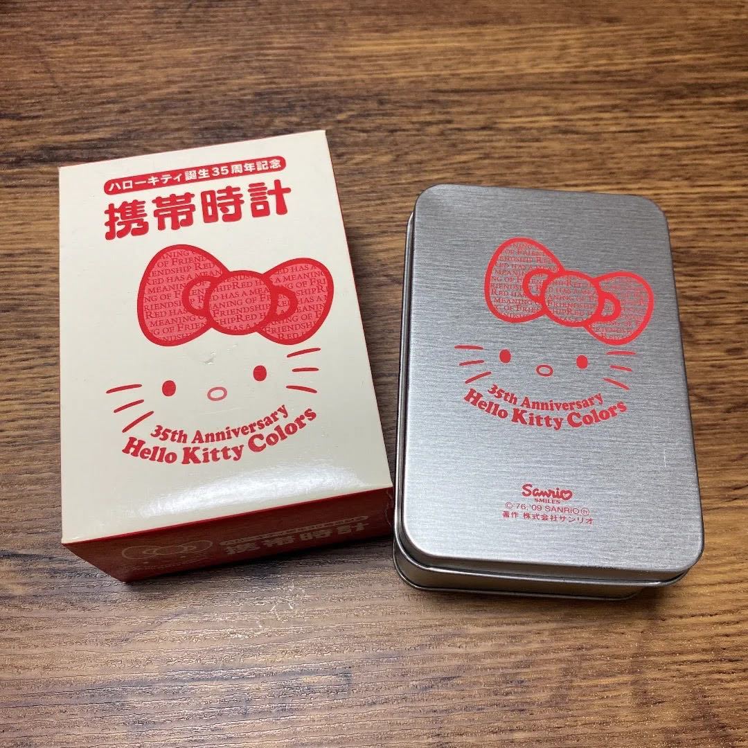 新品レア サンリオ Sanrio 35周年記念 限定ハローキティ BOX付き携帯