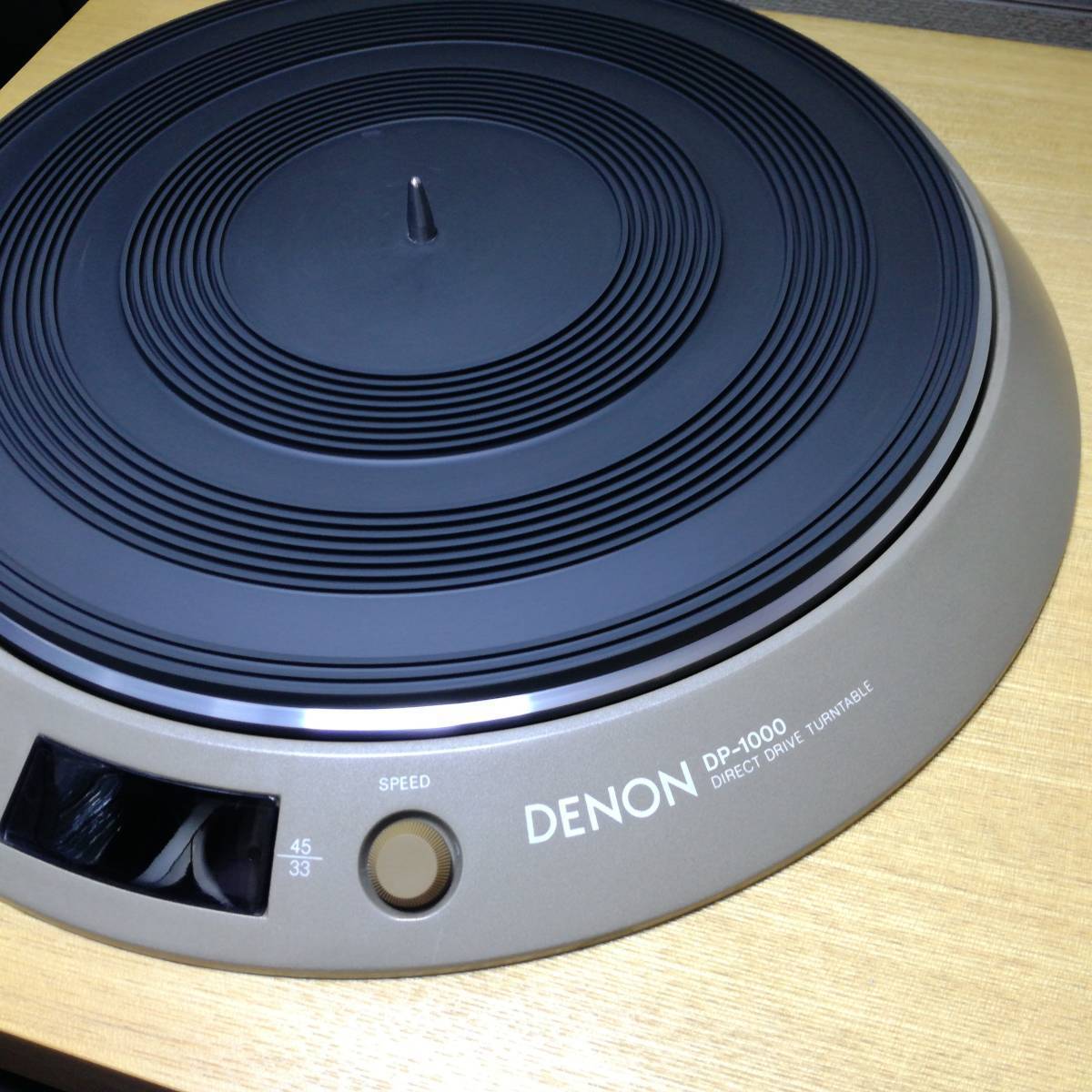 完動品　DENON DP-1000 DK-70/ レコードプレーヤー ターンテーブル フォノモーター TT-DENON230927　_画像4