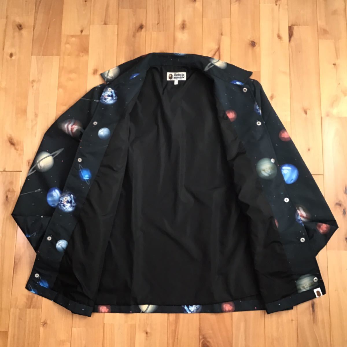 Galaxy coach jacket Lサイズ a bathing ape BAPE space cosmos エイプ ベイプ アベイシングエイプ コーチ ジャケット w9594_画像3