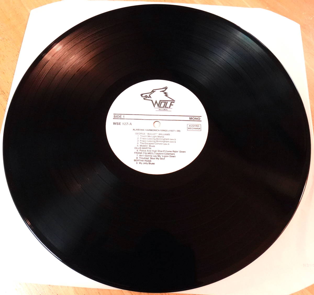 【 オーストラリア盤 】　1988年　Alabama Harmonica Kings (1927-30)　WSE 127　■試聴済み■_画像5