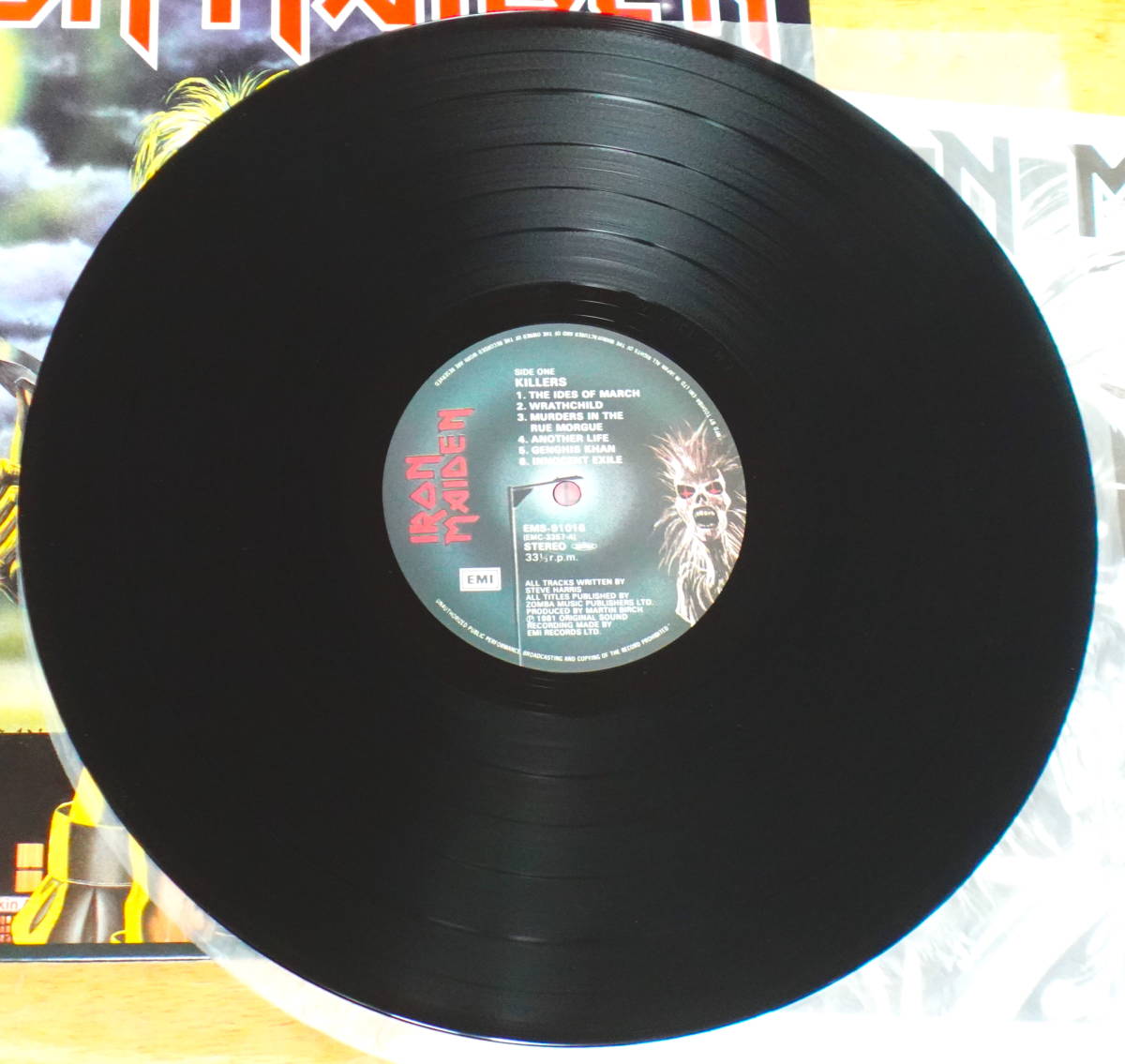 【 帯付 国内盤 】1981年 IRON MAIDEN / アイアン・メイデン 『Killers』 ■試聴済み■_画像6