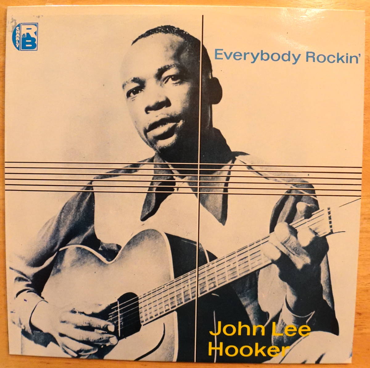 [ UK record MPO stamp ] John * Lee *f car JOHN LEE HOOKER / Everybody Rockin\' / CHARLY R&B / CRB 1014 # audition ending #
