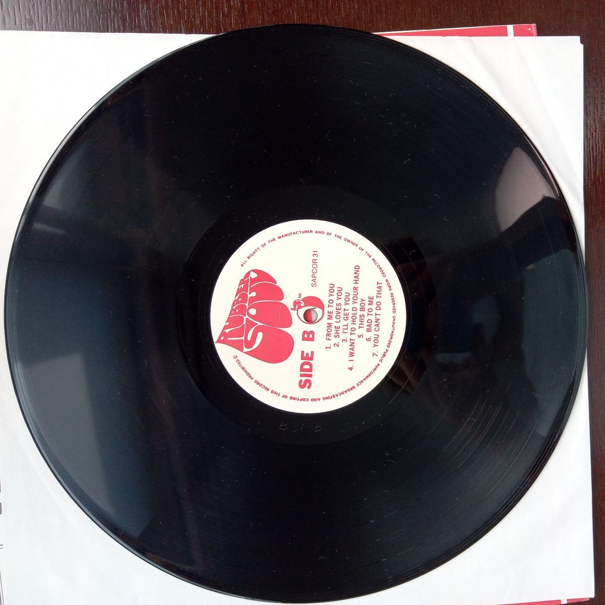 beatles a knight's hard day ビートルズ LIVE ライブ analog record vinyl レコード アナログ lp john lennon_画像4