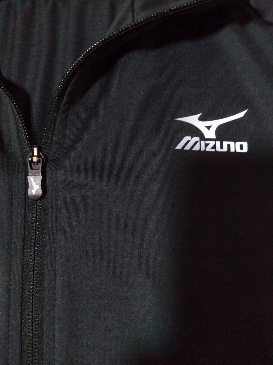 2XL/ прекрасный товар /MIZUNO Mizuno / мужской тонкий джерси жакет /. пепел × чёрный 3L большой размер джерси весна летний 