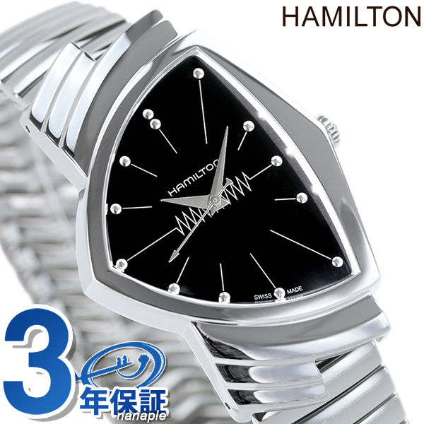 10％OFF】 ハミルトン ベンチュラ ブラック HAMILTON H24411232 腕時計