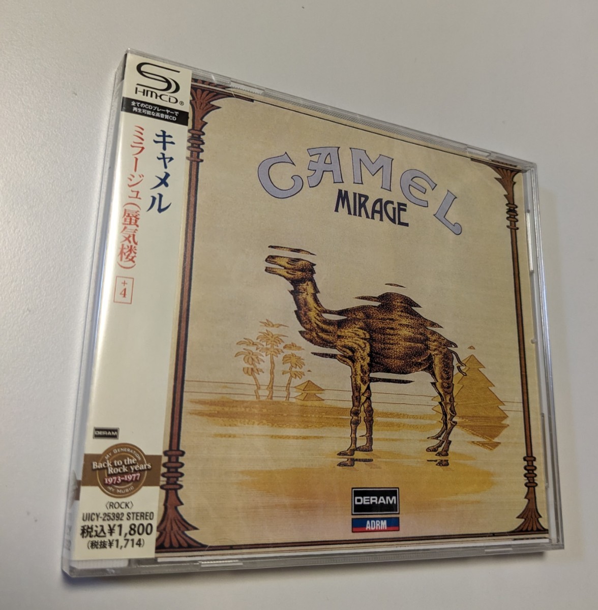 M 匿名配送 国内盤 SHM-CD キャメル ミラージュ(蜃気楼) +4 Camel 4988005749253_画像1