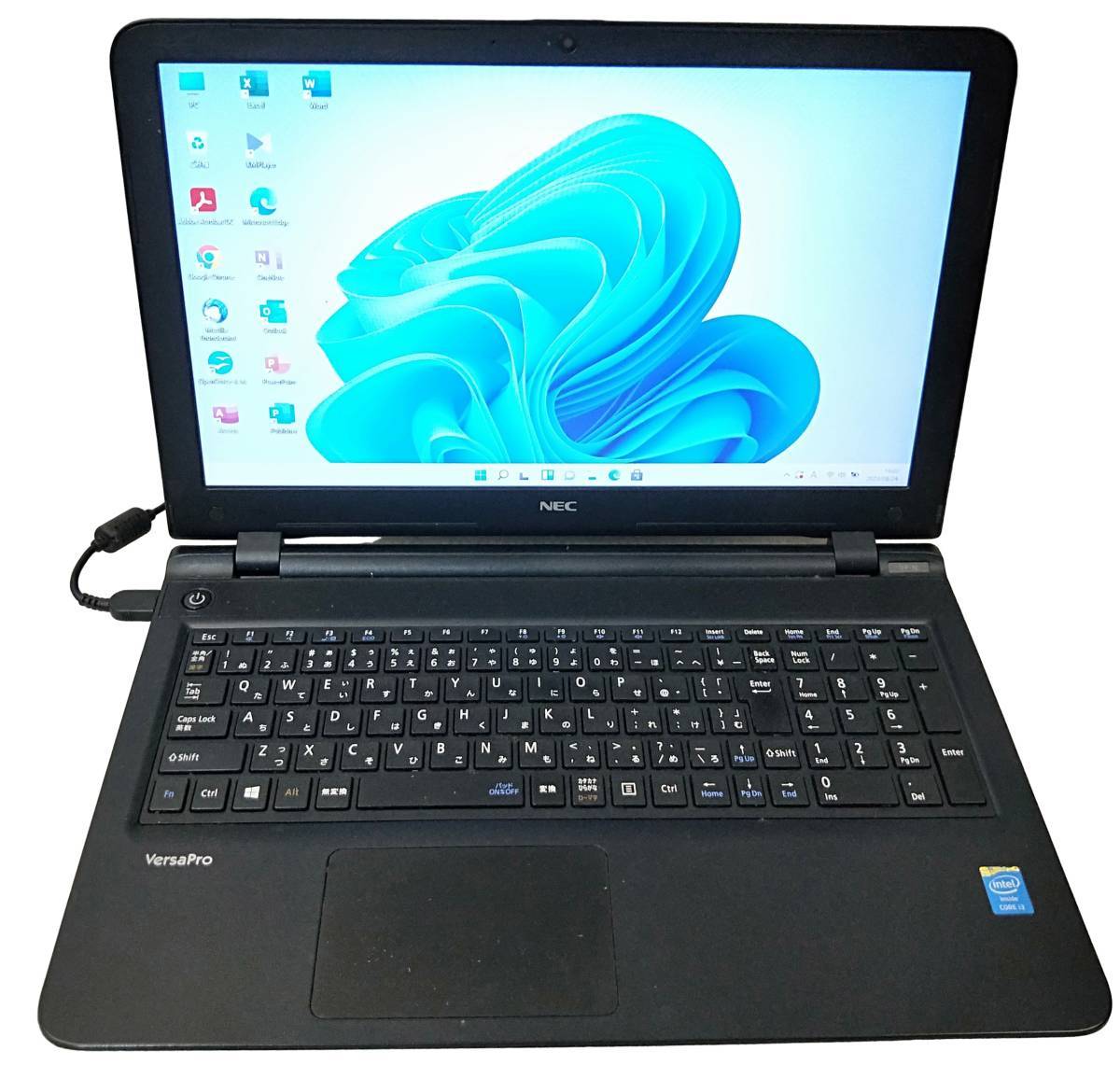 ★【驚速 NEC VF-N i3-5005U 2.0GHz x4+4GB+SSD240GB 15.6インチノートPC】Win11+Office2021 Pro/HDMI/WEBカメラ ■D082434の画像1