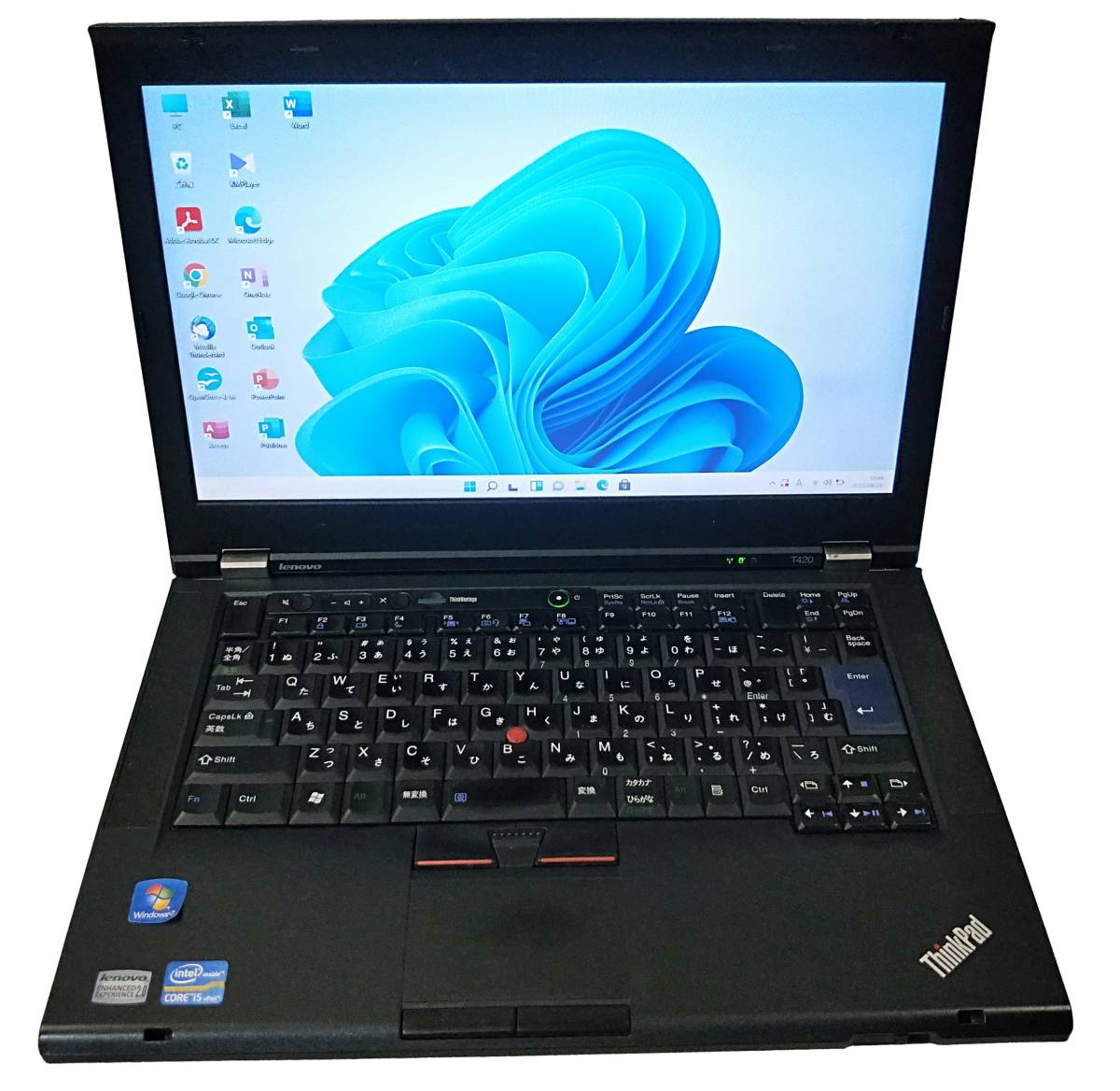 ★【驚速 LENOVO T420 i5-2520M 2.50GHz x4+4GB+SSD120GB 14インチノートPC】Win11+Office2021/USB3.0/HDMI■D082811_画像1