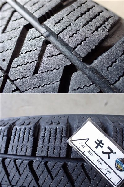 YS1085【送料無料165/55R14】ライフ ゼスト オッティ ekワゴン 中古スタッドレスセット ■14×4.5J 100/4H ET45■_画像10