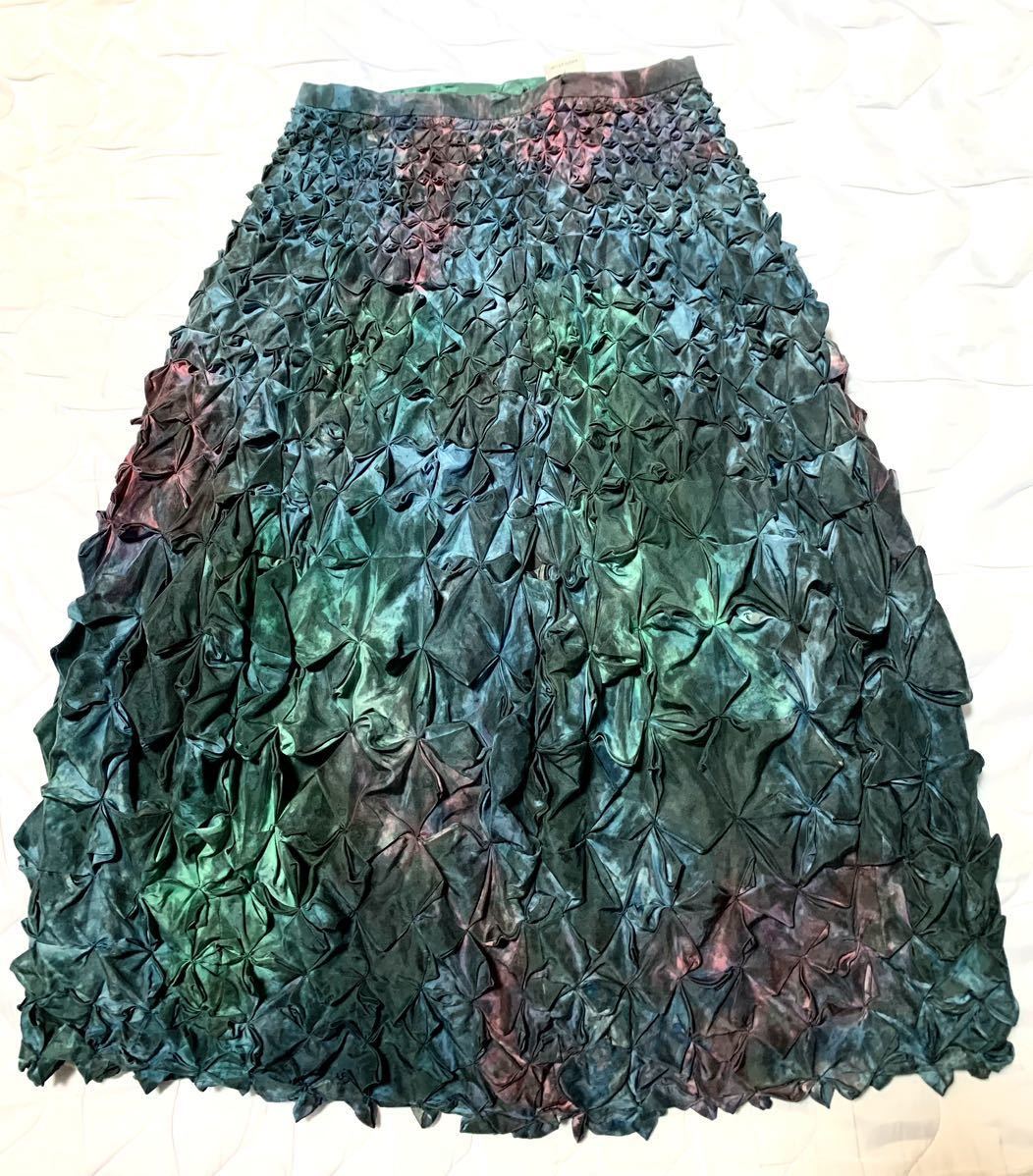 国内即発送】 希少 イッセイミヤケ 立体的花形布地のスカート スカート