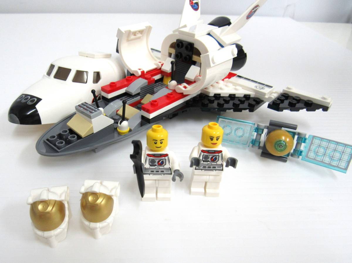 LEGO CITY 60084 60078 まとめ２品セット スペースシャトル レーシングバイク USED品 ほぼ完品 おもちゃ ブロック レゴ kd_画像3