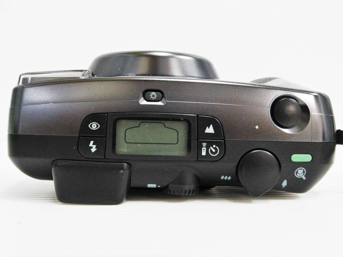 ペンタックス PENTAX ESPIO 115 ブラック フィルムカメラ AF ZOOM 38mm-115mm リモコン付 8082334 動作未確認品 ジャンク品 kdの画像6
