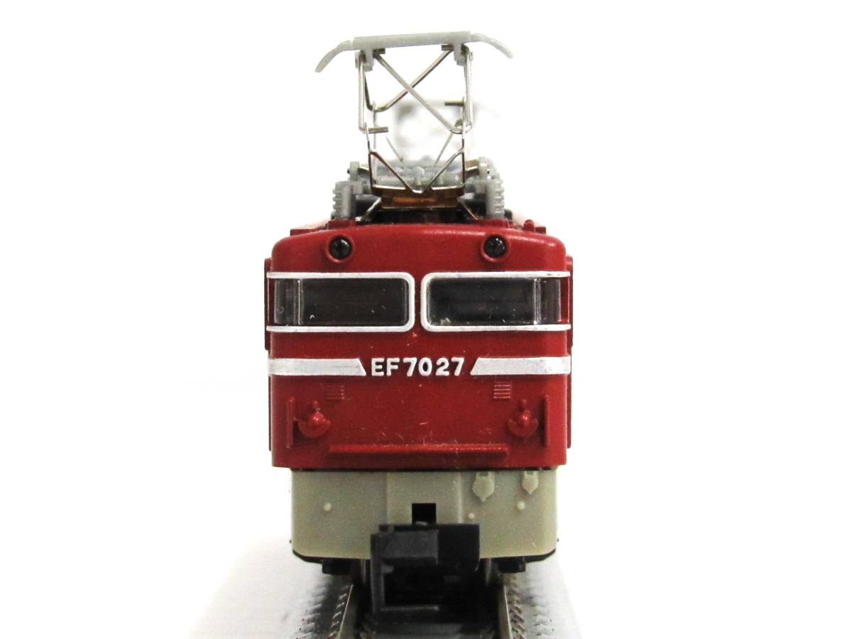 Nゲージ カトー KATO 301 EF70 EF7027 電気機関車 関水金属 国鉄 鉄道模型 趣味 動作未確認 kd_画像3