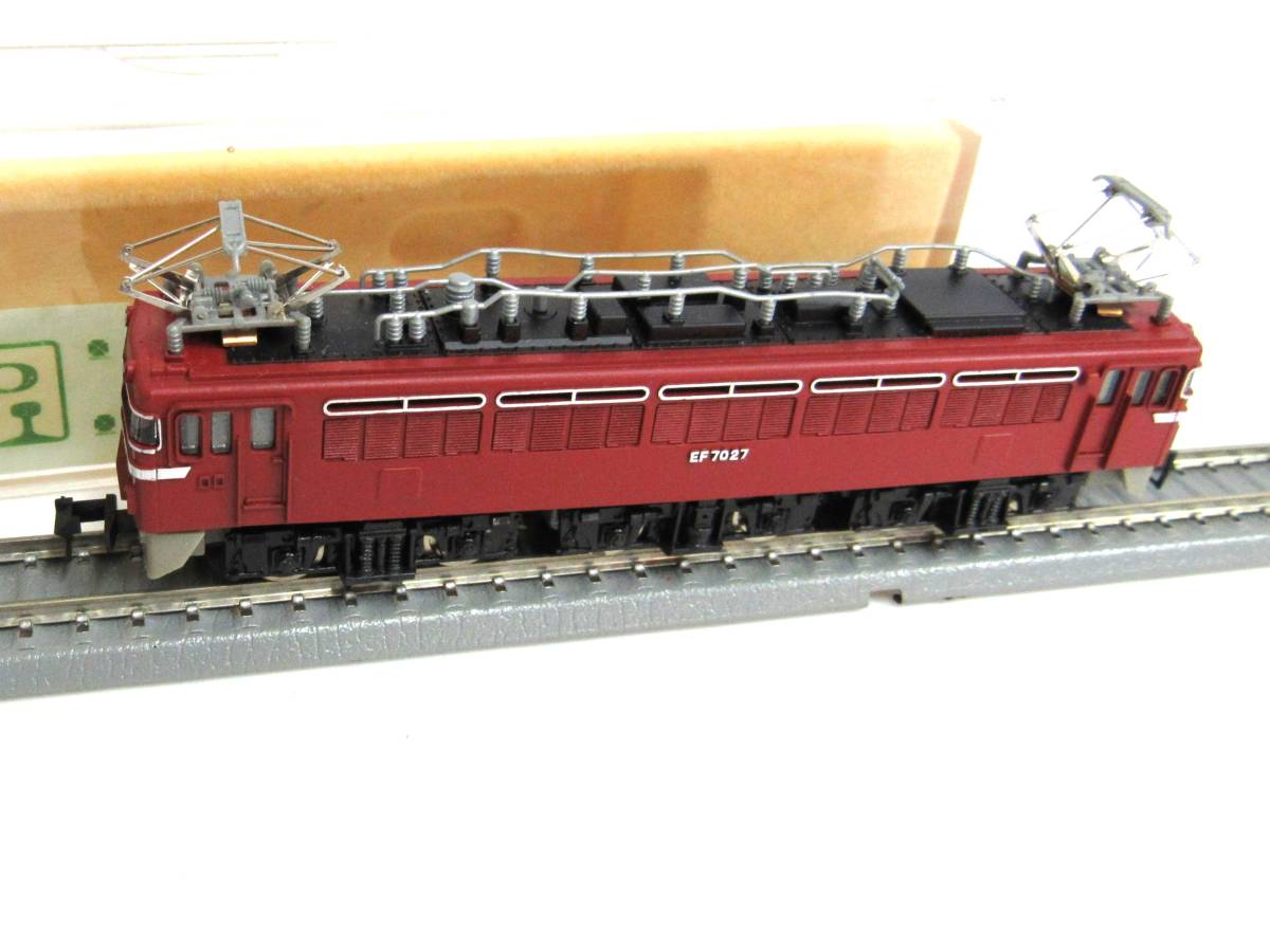 Nゲージ カトー KATO 301 EF70 EF7027 電気機関車 関水金属 国鉄 鉄道模型 趣味 動作未確認 kd_画像1