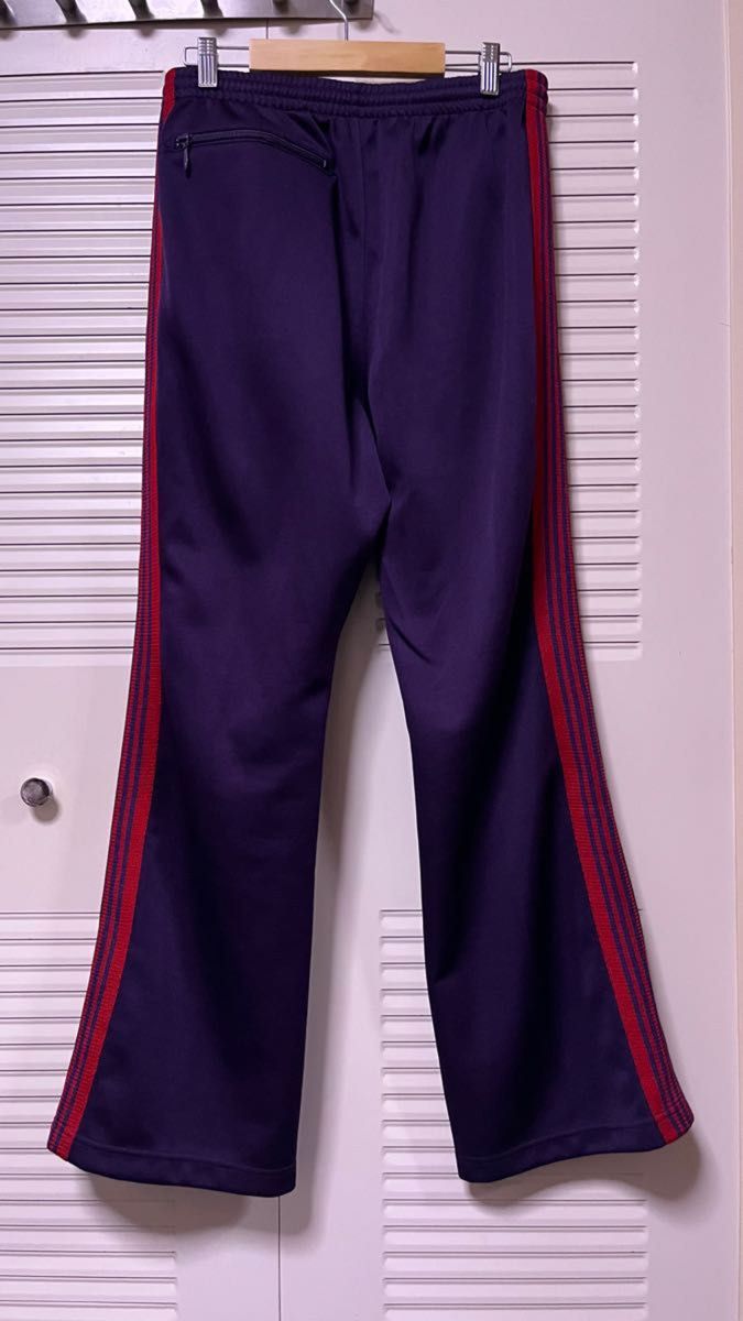 Needles トラックパンツ ブーツカット 紫×赤 S 22AW|Yahoo Needles トラックパンツ ブーツカット 紫×赤 S 22AW|Yahoo