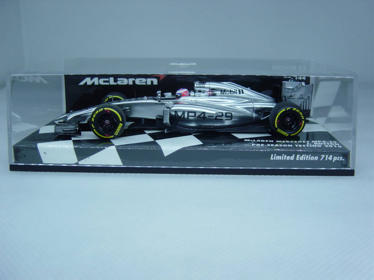 送料300円~ MINICHAMPS 1/43 McLaren MP4-29 PRE-SEASON TESTING 2014