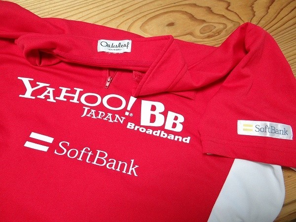  rare SoftBank Yahoo! Japan YAHOO!BB JAPAN Broadband campaign girl polo-shirt M size 