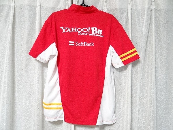  rare SoftBank Yahoo! Japan YAHOO!BB JAPAN Broadband campaign girl polo-shirt M size 