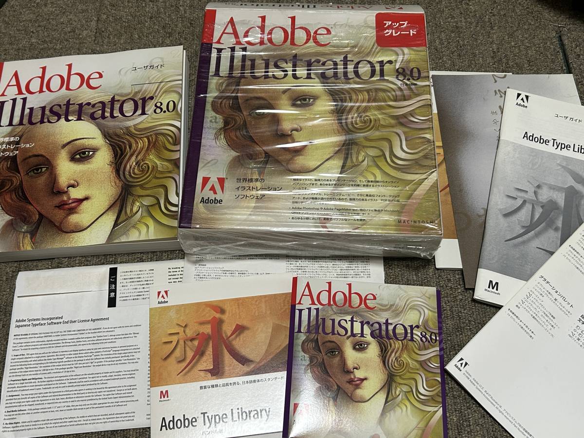 Mac Adobe Illustrator 8.0 CD ROM アドビイラストレーター日本語