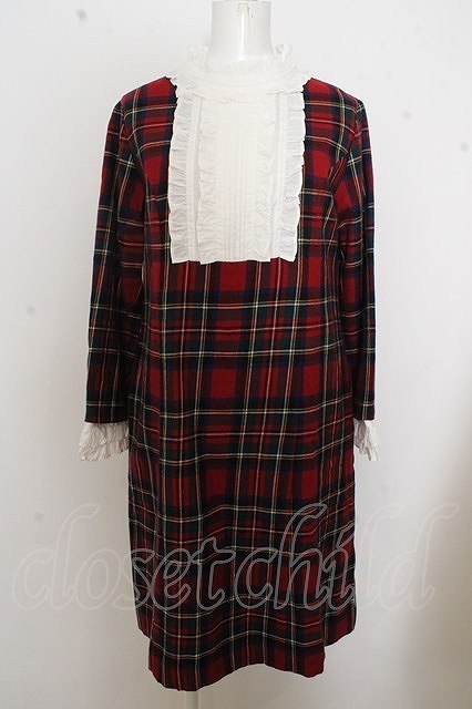 Jane Marple Wool tartan cedric ドレス 23-09-06-004o-1-AC-JM-L-IG-OS