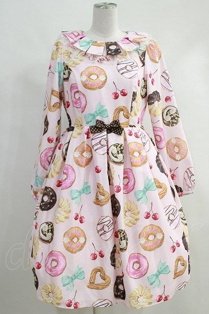 新品 Emily Temple cute manyドーナツ ワンピース 23-07-21-1009h-1-OP