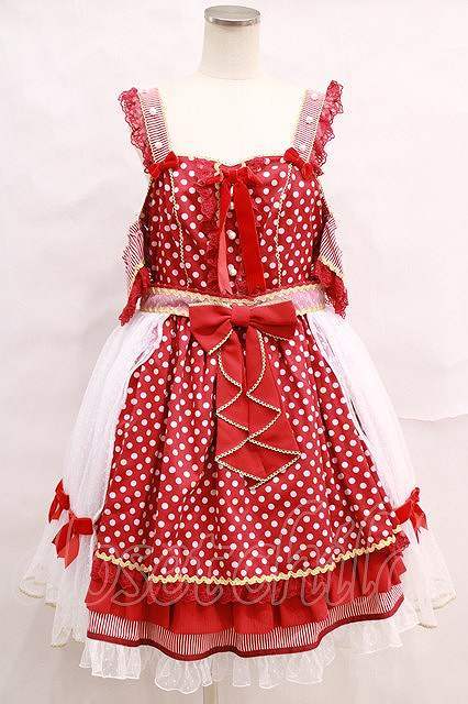 玄関先迄納品 Angelic Pretty Bunny Crownジャンパースカート CC-H-23