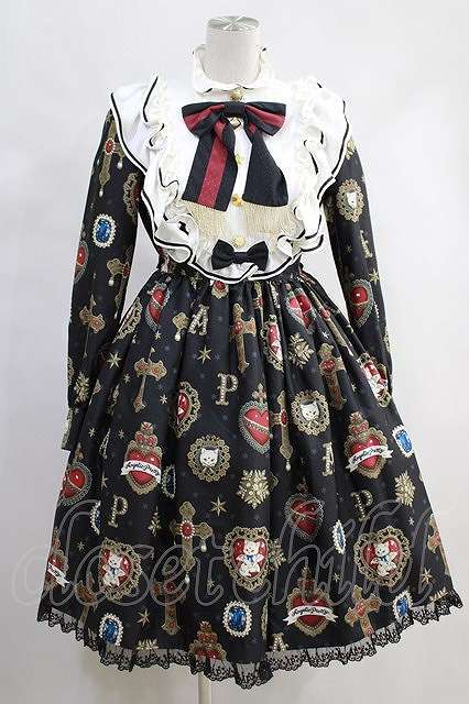 Angelic Pretty Noble Collectionワンピース CC-H-23-8-3-22-AP-OP-NS-ZH 23-08-03-022h-1-OP-AP-L-NS-ZH-R