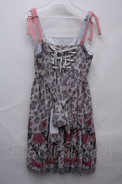 驚きの値段 Angelic Pretty Rebecca Leopardジャンパースカート S-23