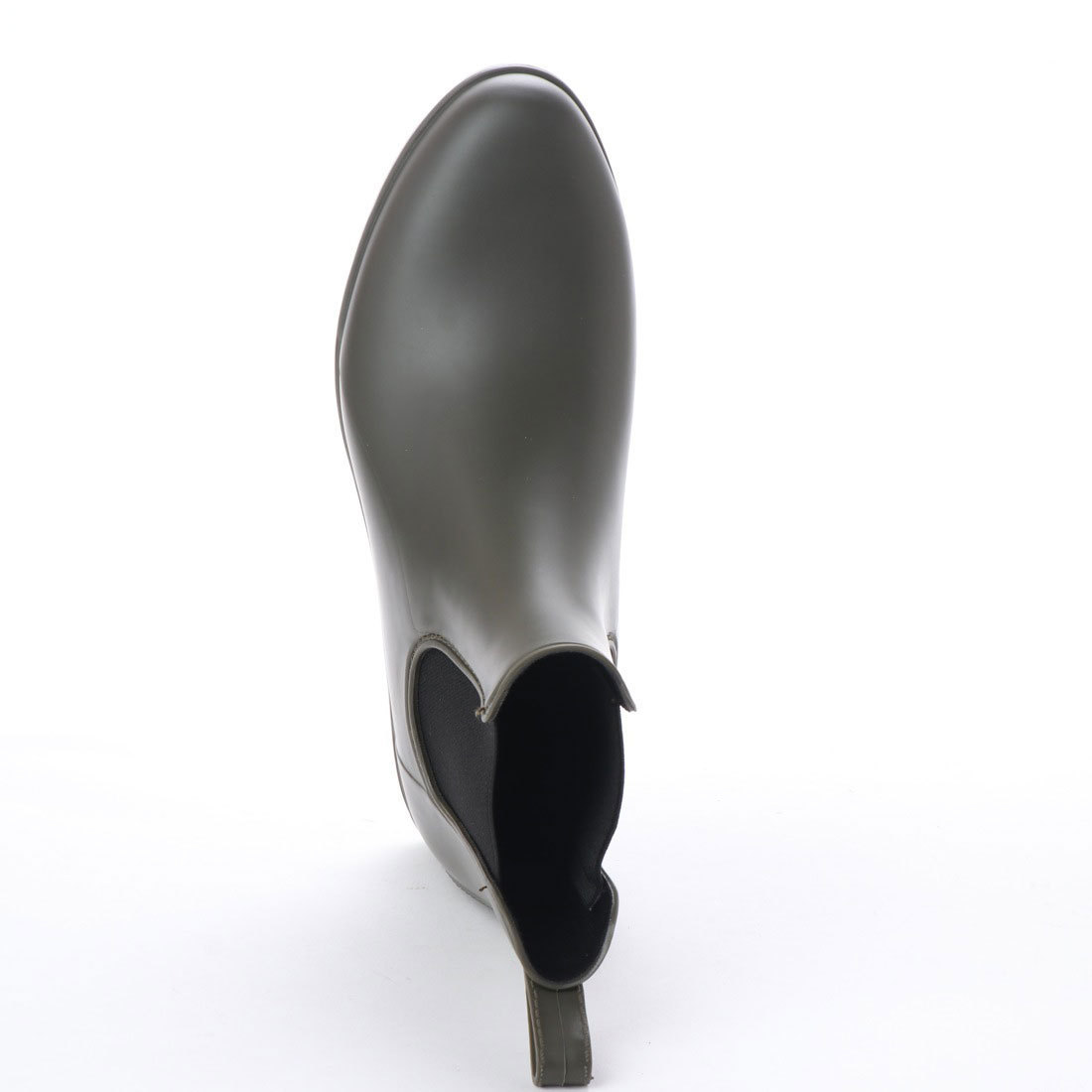  lady's rain boots side-gore boots new goods [18033-KHA-M]23.0cm~23.5cm Short rain shoes short boots 