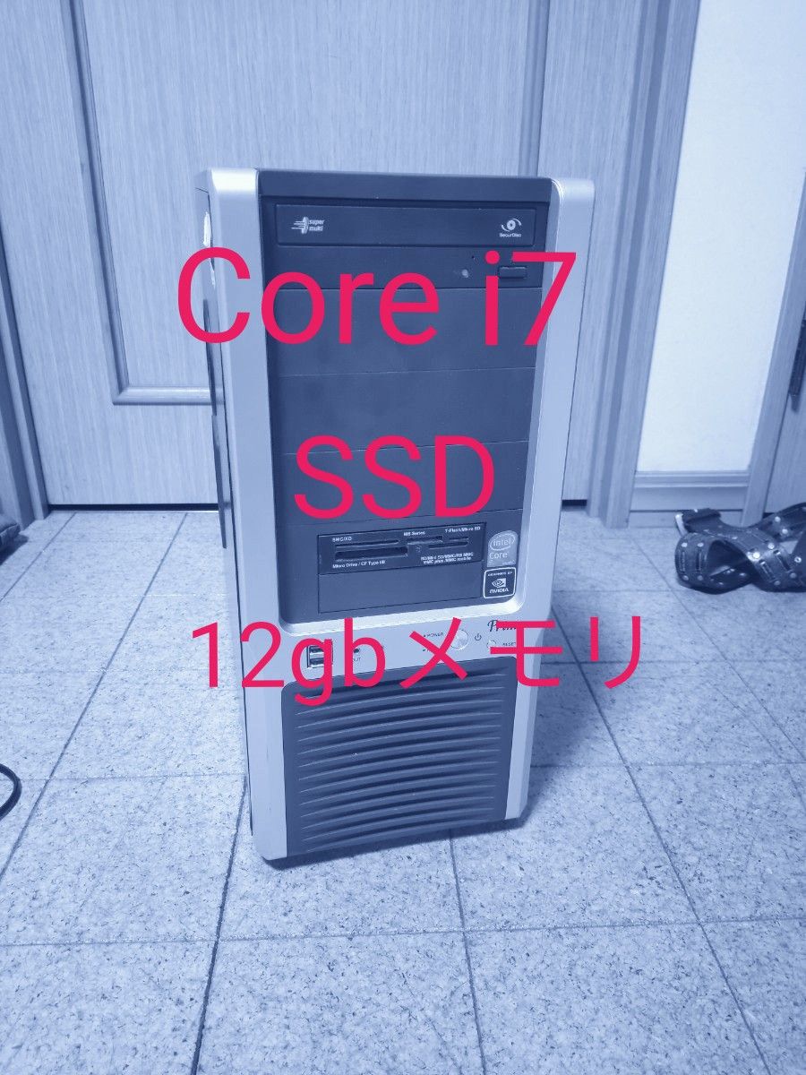 Core i7-920 240gbSSD GTX460 12gbメモリ搭載 デスクトップパソコン