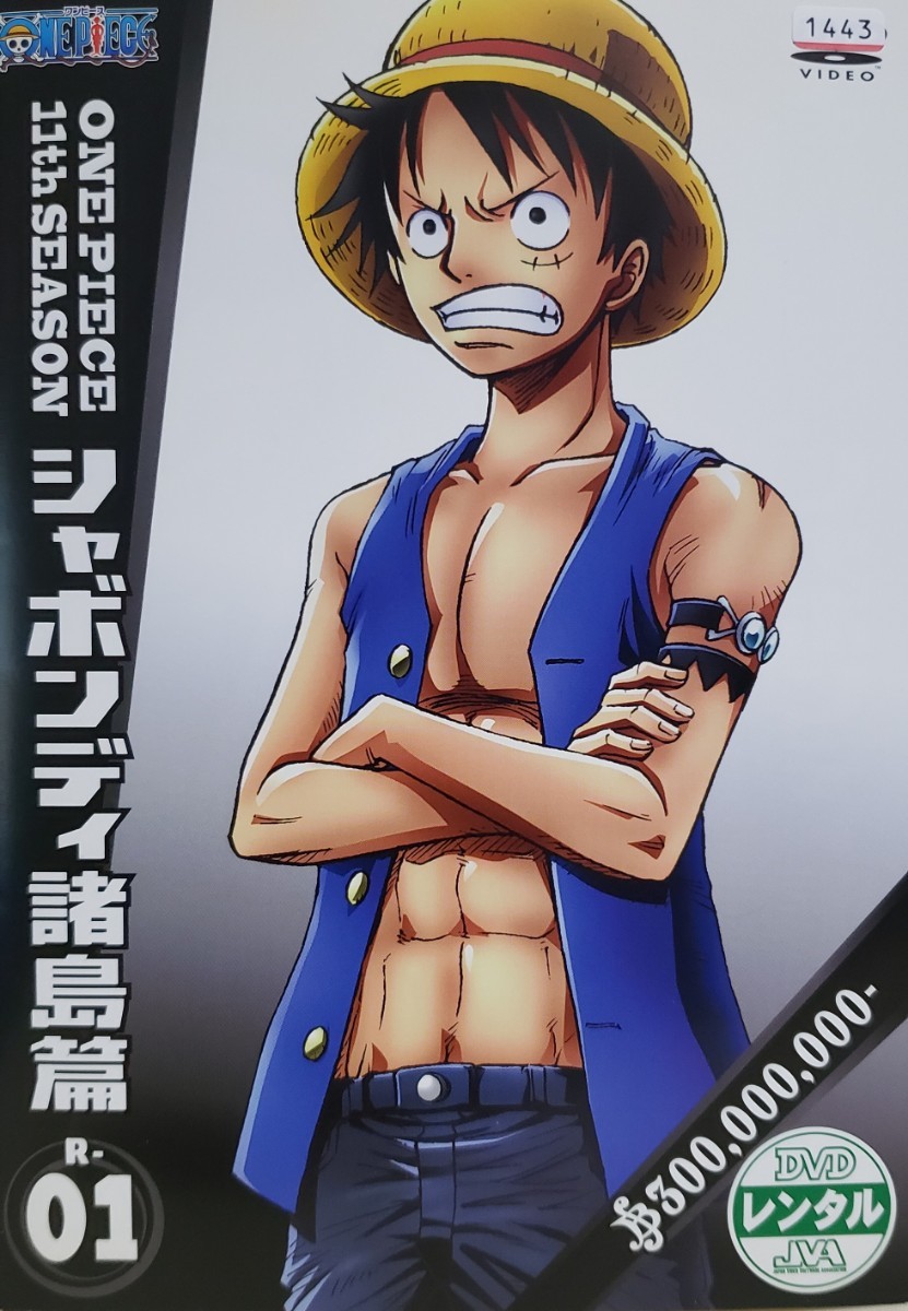 中古DVD　ONE PIECE　 ワンピース　11thシーズン 　シャボンディ諸島篇 　6枚組