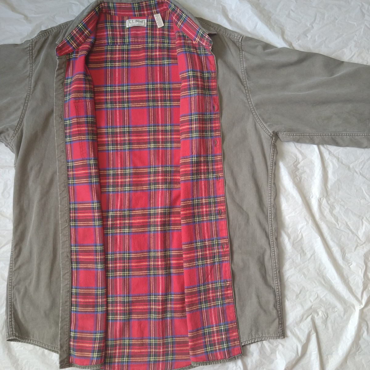 新発売】 ヴィンテージ USA製 L.L.BEAN 90s 裏地フランネル アウトドア