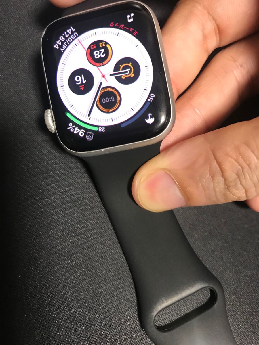 掘り出し物 Apple Watch 6 44mm GPSシルバー 付属品全てあり おまけ