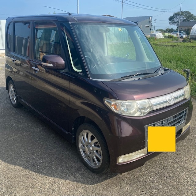 1万円~売り切り タントカスタム RS ターボ 車検付即乗り軽自動車 事故