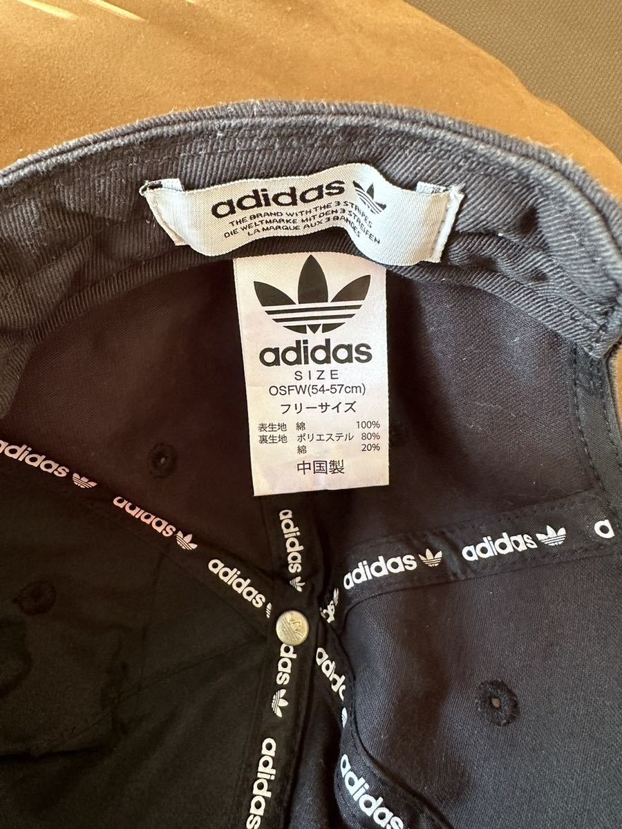 adidas Originals AC TREFOIL FLAT CAP BK7324 アディダスオリジナルス キャップ フリーサイズ 54㎝〜57㎝ メンズ レディース ブラックの画像10