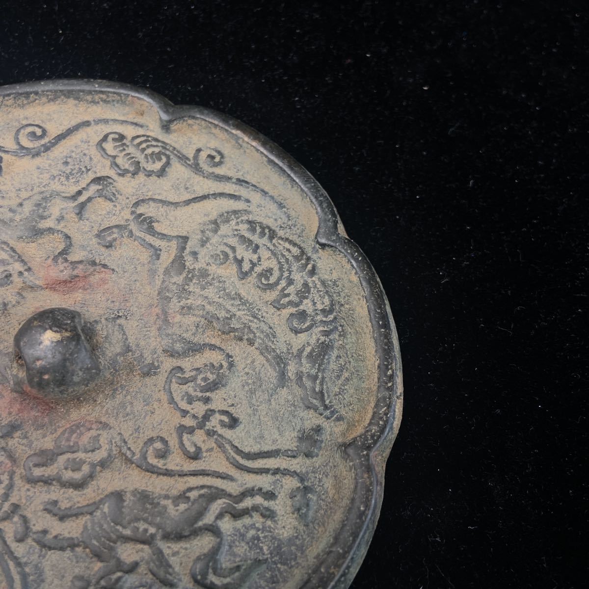 中国 古美術 銅鏡 古鏡 時代物 藏出_画像4