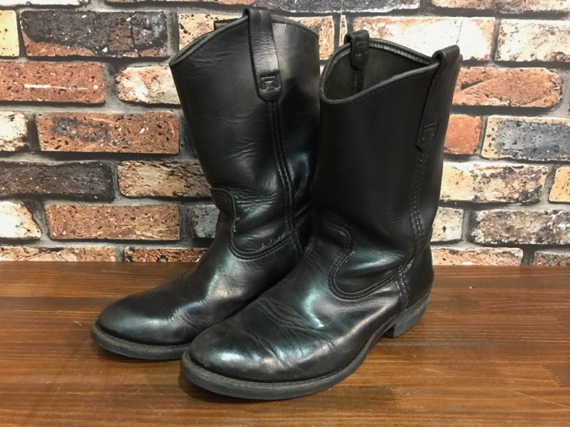 【までに】 REDWING レッドウイング 8155 ペコスブーツ ブラック 7E しておりま