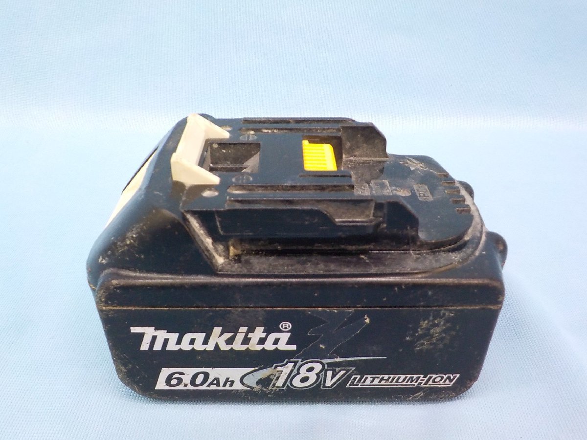 電動工具 makita マキタ リチウムイオン バッテリー 雪マーク付 BL1860B 6.0Ah 18V 中古 動作確認済