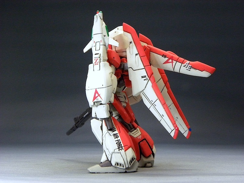 ガンダムコンバージ 改造リペイント Zプラス(テスト機イメージカラー
